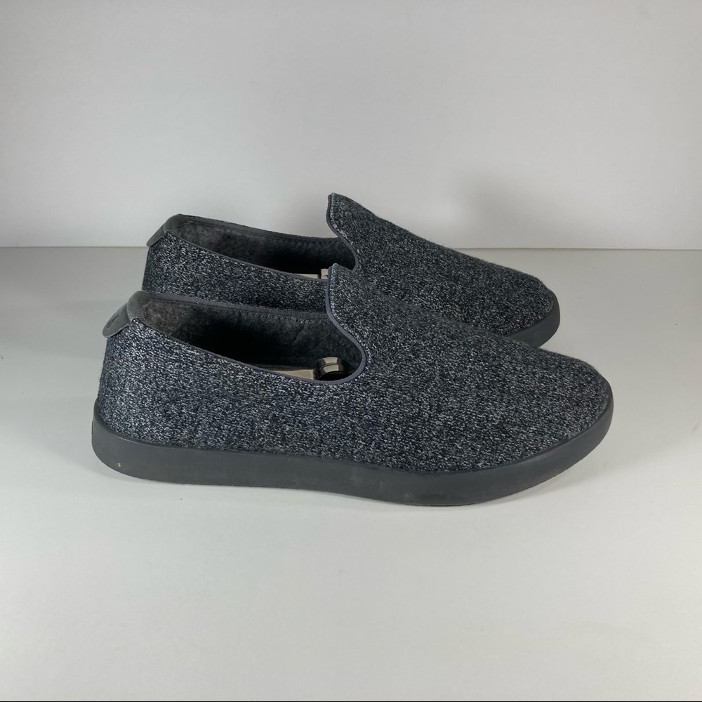 Allbirds 1219 NV1 Merino Wool Loungers Gray Slip On Sneakers Shoes Women’s Sz 8